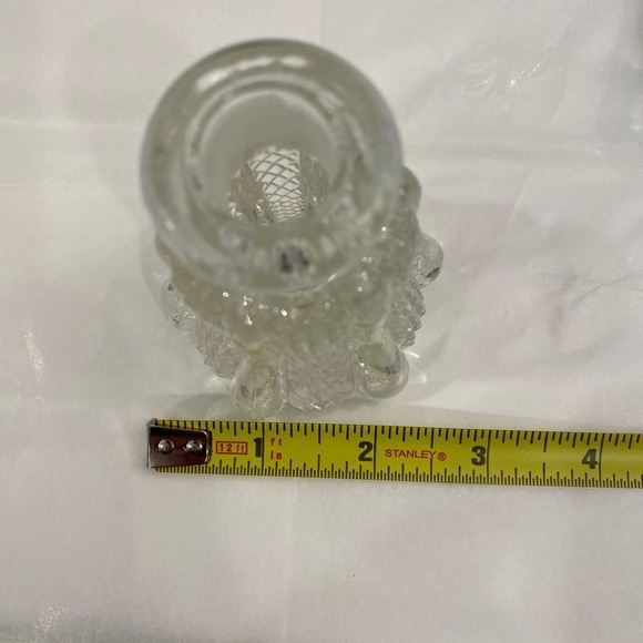 BEAUTIFUL VINTAGE PERFUME BOTTLE  MADE OF HEAVY CUT GLASS - Picture 10 of 11